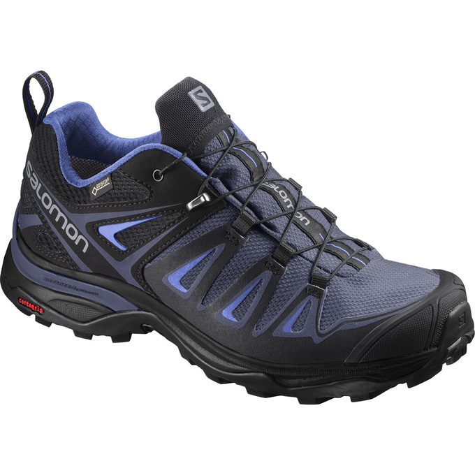 Zapatillas Trekking Salomon Mujer Azul Marino / Negras - Salomon Argentina X ULTRA 3 GTX® W ,537406-